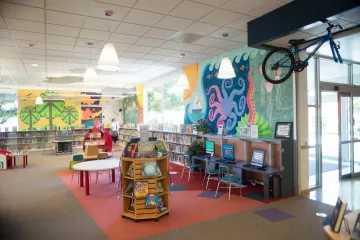 Keewaydin Park library interior