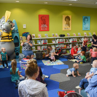 Families at storytime